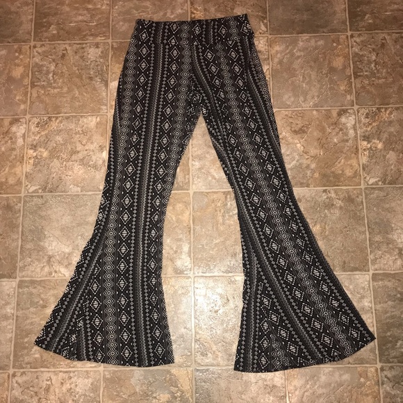 Marisa Kenson Pants - Marisa Kenson Collection Medium boho chic palazzo